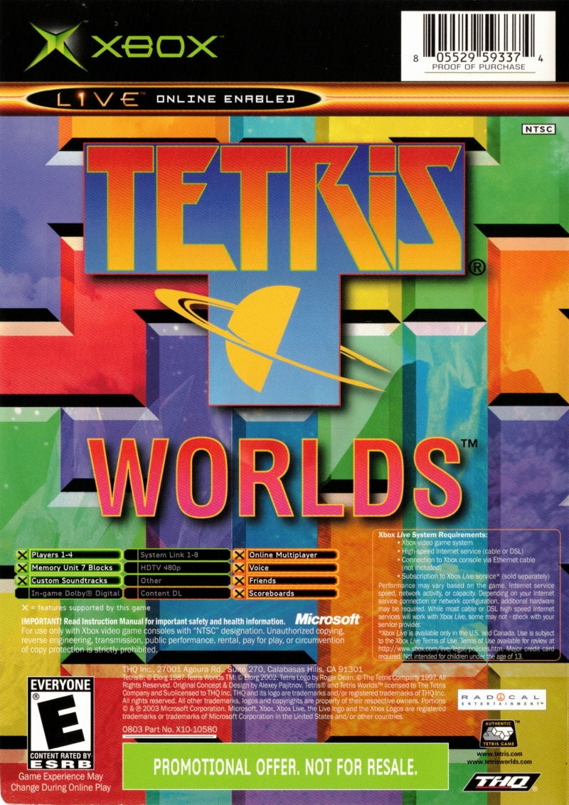 Clone Wars/Tetris Worlds Combo Pack (XBOX)