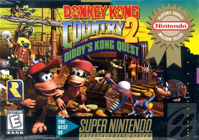 Donkey Kong Country 2 Diddy's Kong Quest (SNES)