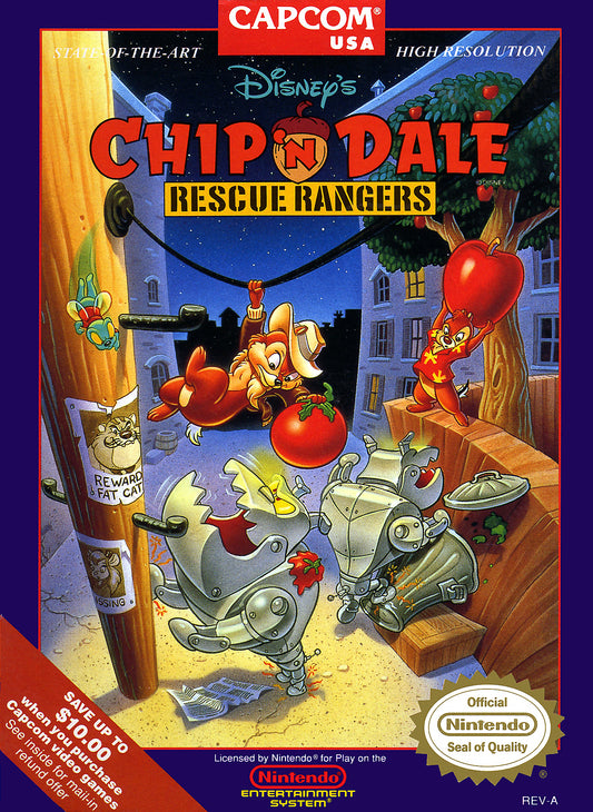 Chip and Dale: Rescue Rangers (NES)