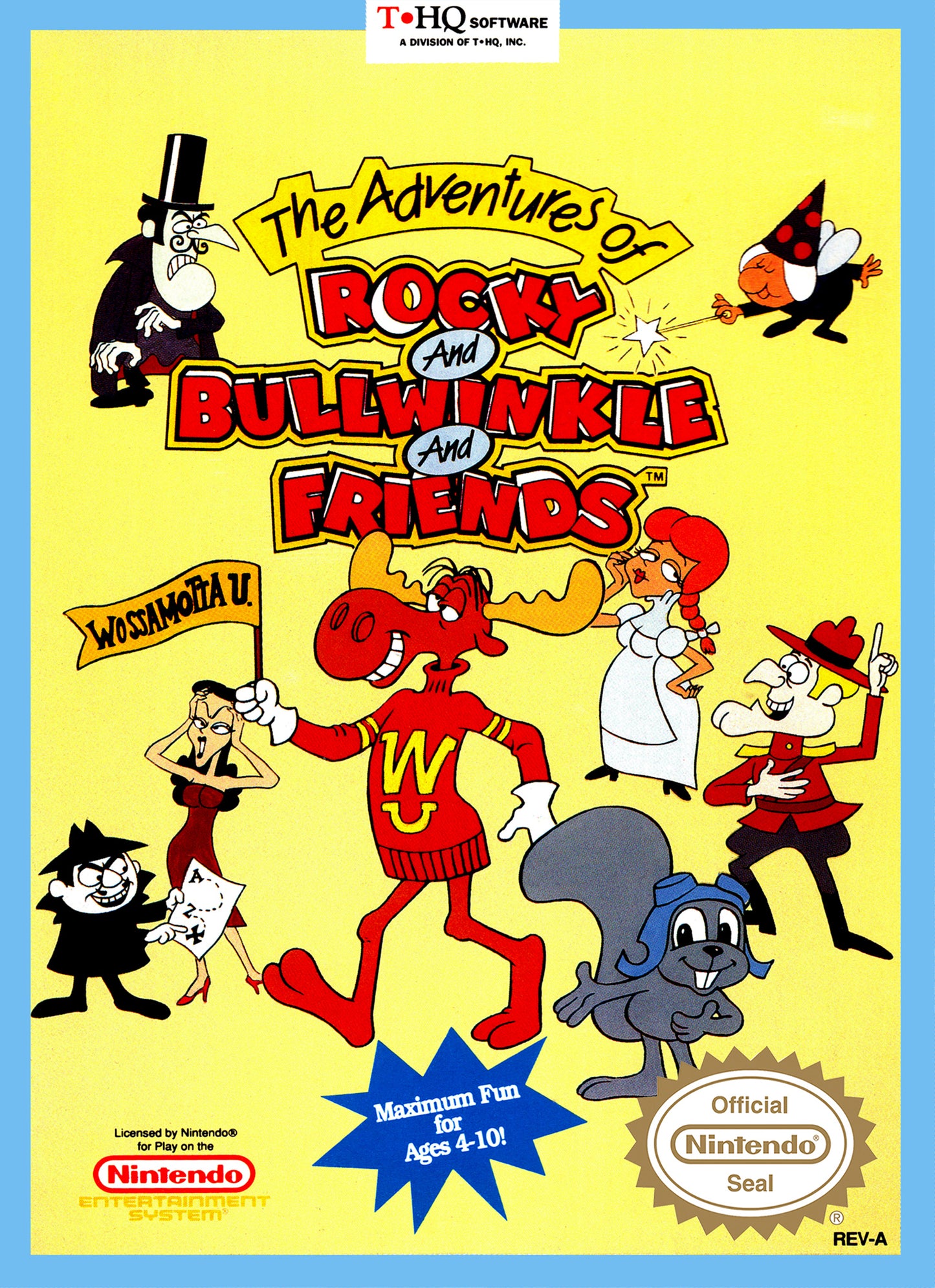 The Adventure of Rocky and Bullwinkle and Friends (NES)