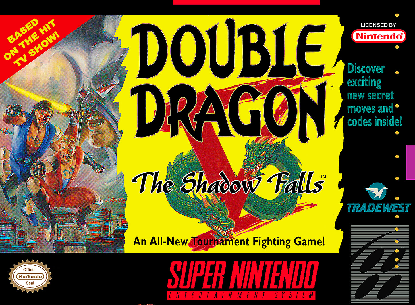 Double Dragon V The Shadow Falls (SNES)