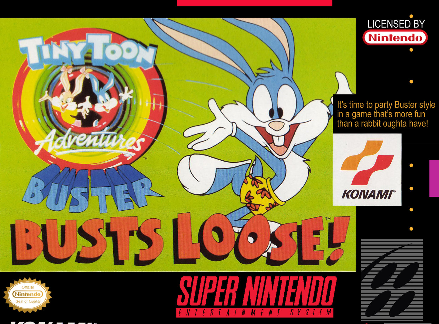 Looney Tunes Adventures Busters Busts Loose (SNES)
