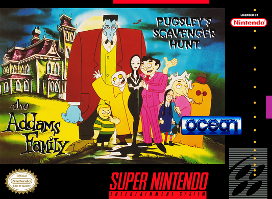The Addam's Family Pugsley's Scavenger Hunt (SNES)