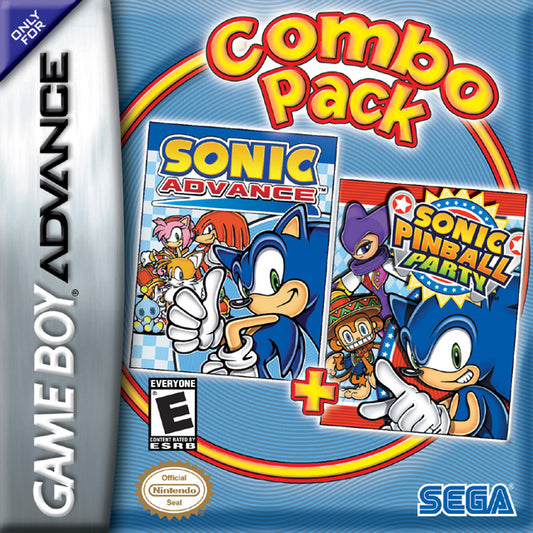 Sonic Advance + Sonic Pinball Party (GBA)