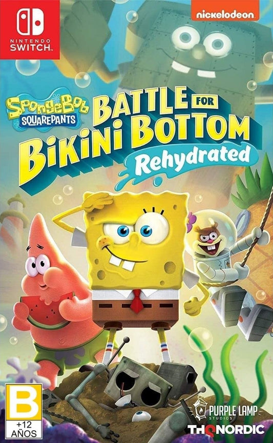 Spongebob Squarepants Battle for Bikini Bottom Rehydrated (Switch)