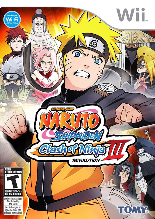Naruto Shippuden: Clash of Ninja Revolution 3 (Wii)