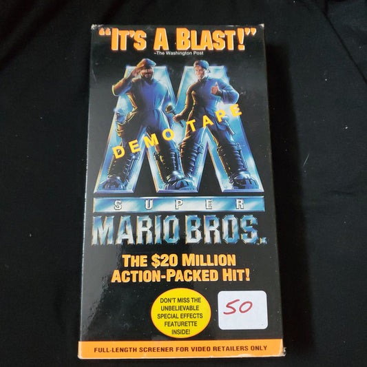 Super Mario Bros. Demo Tape VHS RARE